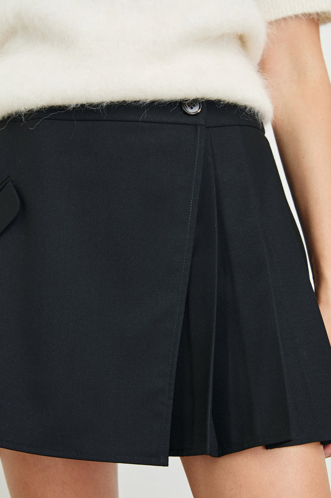 Rails Adriana Skirt Black Twill abigail fashion