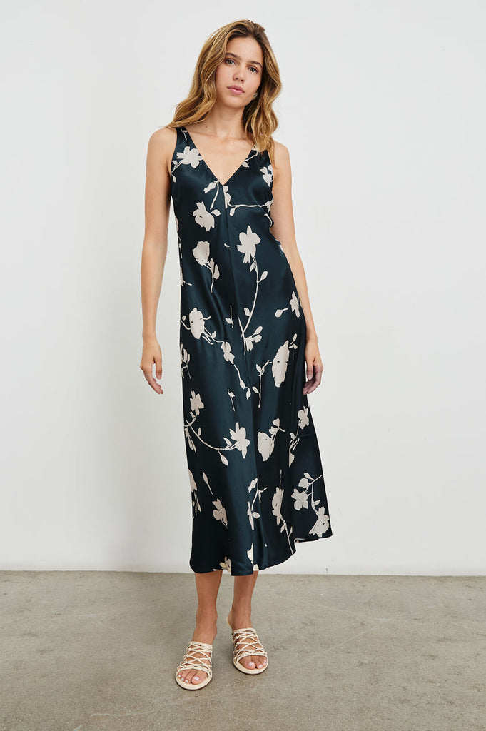 Rails Camellia Dress Midnight Roses abigail fashion