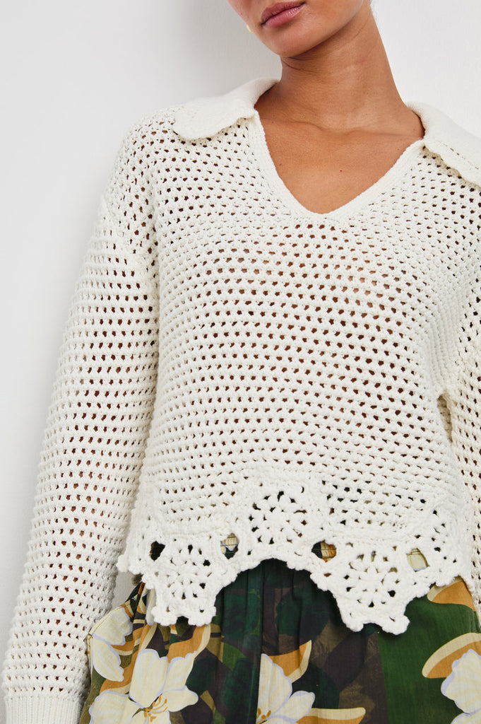 Rails Louise Sweater Ivory abigail fashion