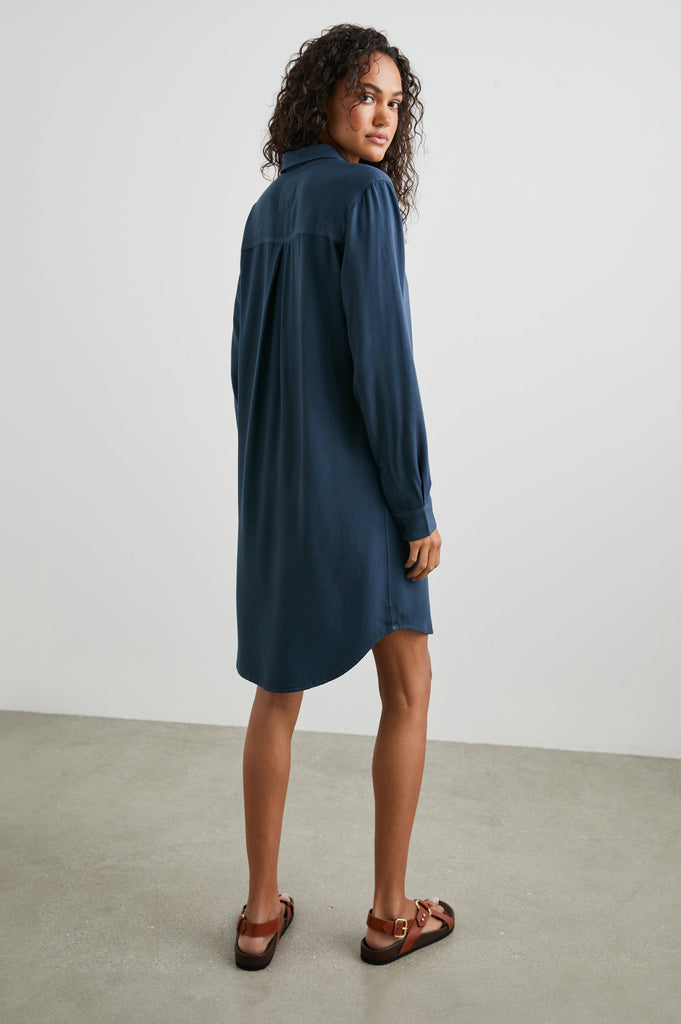 Rails Sawyer Dress Navy abigail fashion